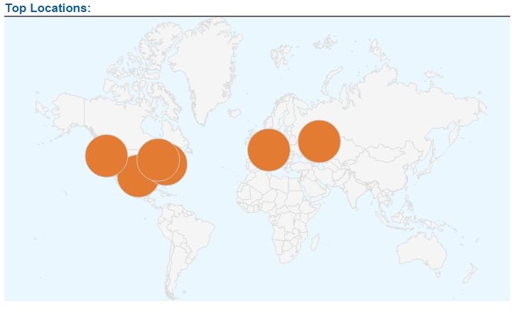 Yes, I know it's a little creepy, but it's super fun to see dots around the world!