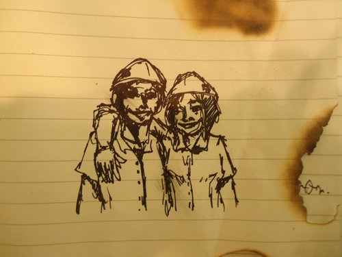 The author's depiction of the Lischke twins